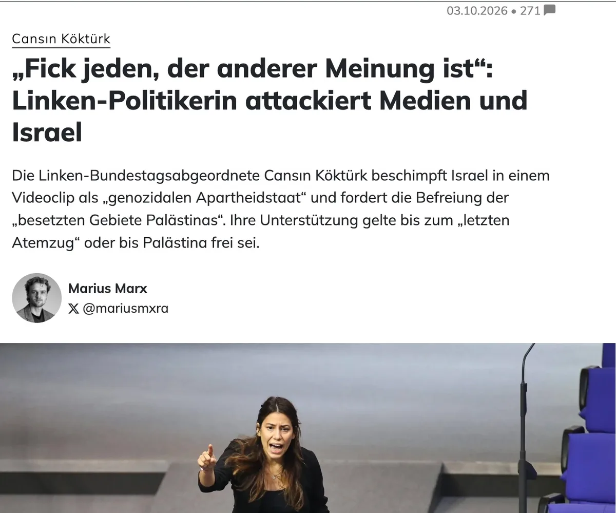 Fäkalien & Gewalt: "Migranten"-Abkömmlinge wie Cansin Köktürk und Ferat Kocak sind nicht integrierbar