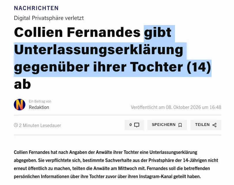 Unterwäschemodell & "Frauenexpertin" Wokoharams von ihrer 14-jährigen Tochter verklagt