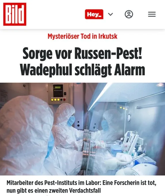 Ärztlicher Servicemitteilung: Lungenpest ist bestens behandelbar und taugt nicht zur "Pandemie"