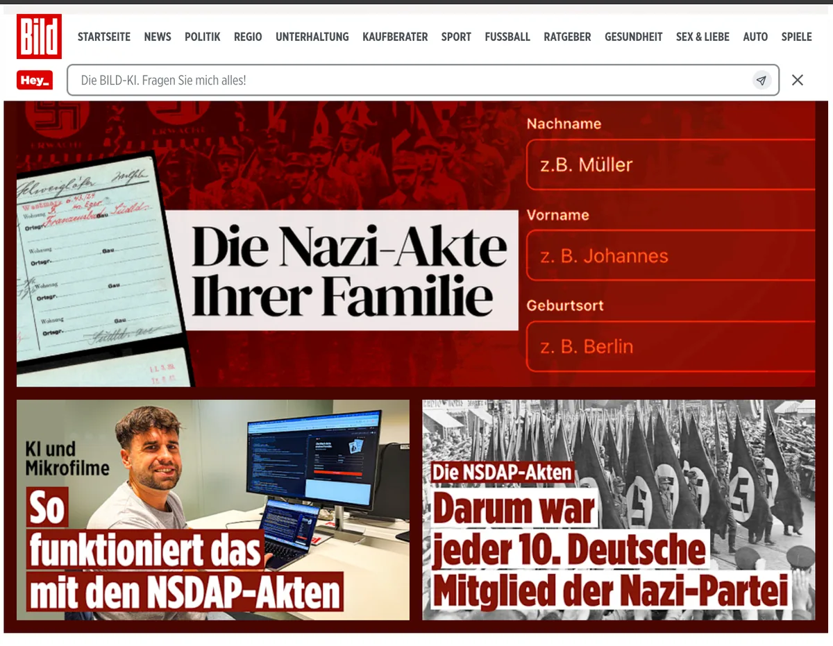 "Untertanen: Ihr seid ALLE Nazis!" - Eure @BILD