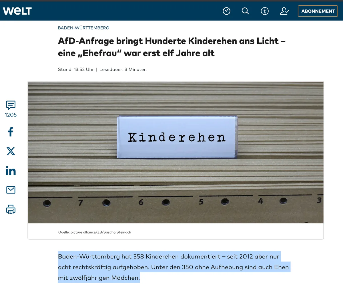 Deutschlands Regime von Kinderschändern importiert Kinderschänder