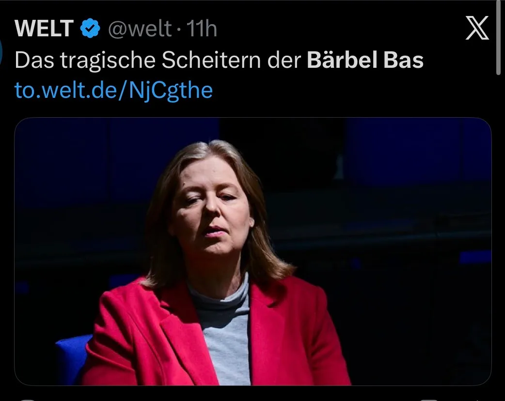 Nein, Bärbel Bas hat im diesem Leben keinerlei Mitleid mehr verdient