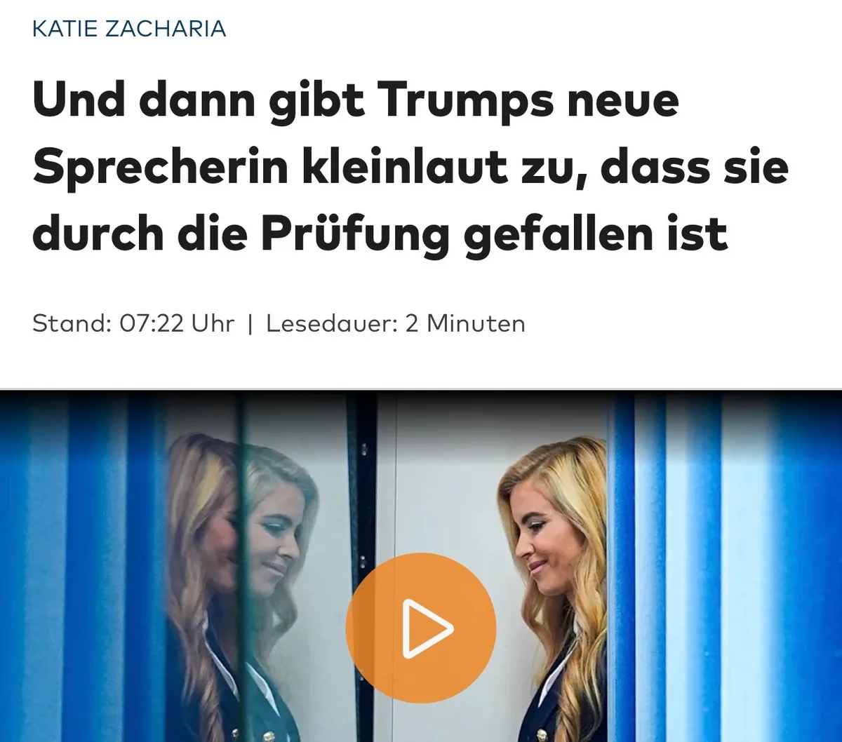 Typisch deutsch: Imbezile zu Ministern machen und Amerikaner für Prüfungsscheitern verhöhnen 