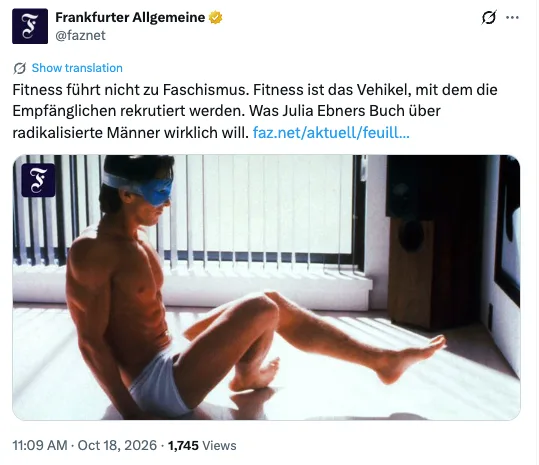 Jedoch führt das "Frankfurter Allgemeine" Unterwerfungsblatt zur Verblödung :)