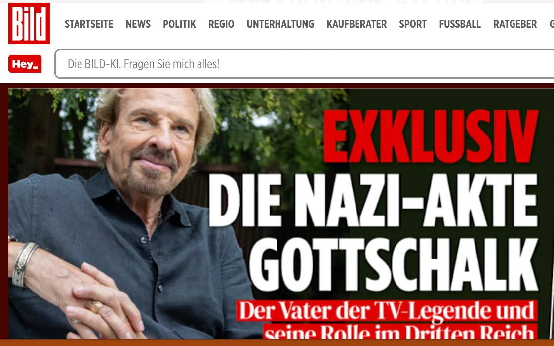 Was meint Ihr: Wird "Bild" für solch irre Nazi-Schuldpropaganda aus Israel bezahlt?