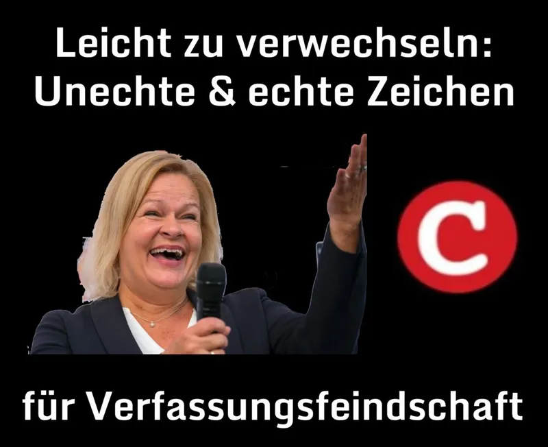 Echte & unechte Zeichen für Verfassungsfeindschaft