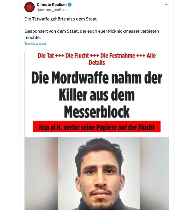 Wer jetzt nicht anfängt, Nancy Faeser zu bekämpfen, unterstützt den Mord an sich selbst