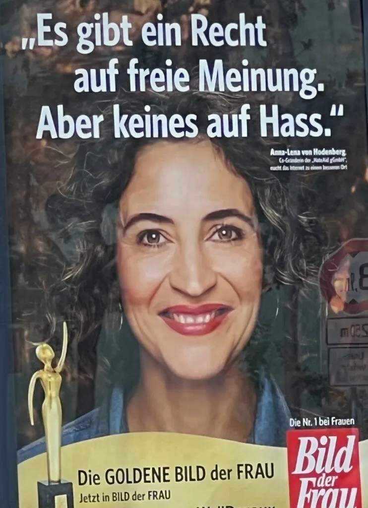 Falsch: jeder darf "hassen" soviel er möchte