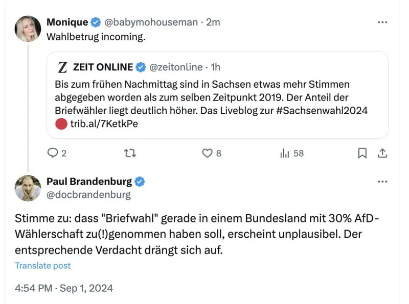 Briefwahl-Betrug in Sachsen?