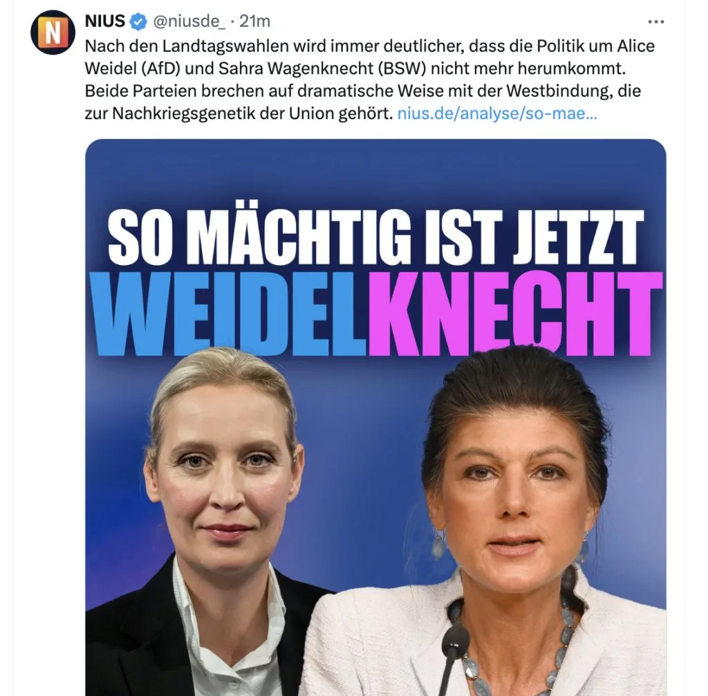 "Nius": Das Parteiorgan der Merkel-CDU
