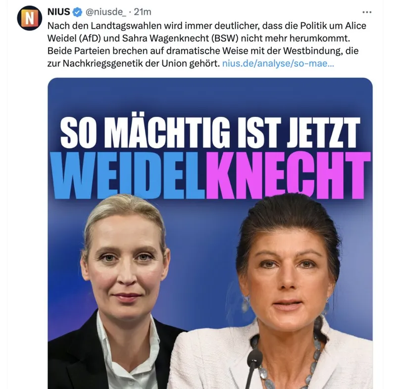 "Nius": Das Parteiorgan der Merkel-CDU