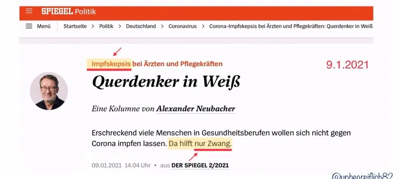 Faschisten wie Alexander Neubacher ("Der Spiegel") machen Konzentrationslager möglich