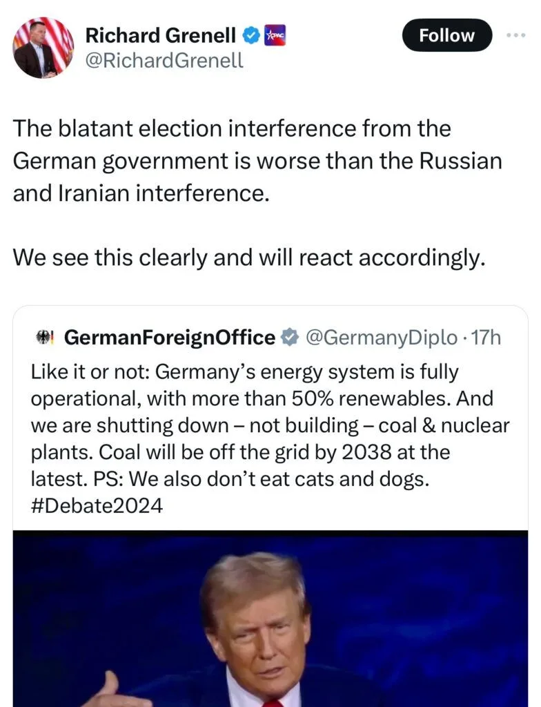 Deutsche Wahlbeeinflussung in den USA