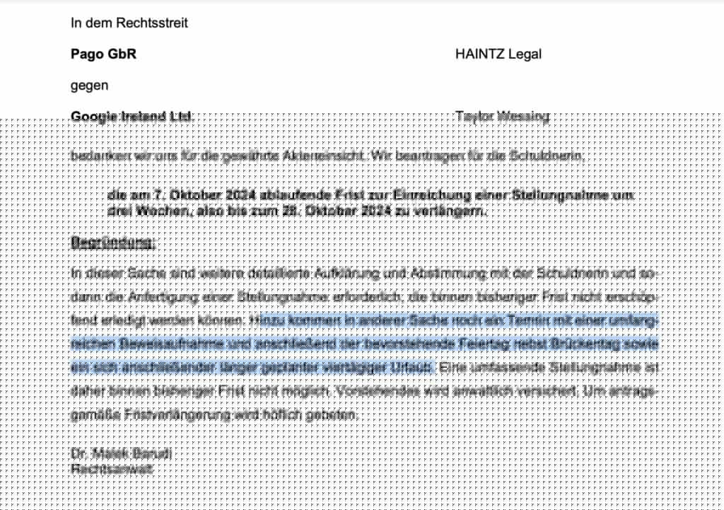 Youtube ./. Nachschlag: Dr. Barudi braucht Urlaub
