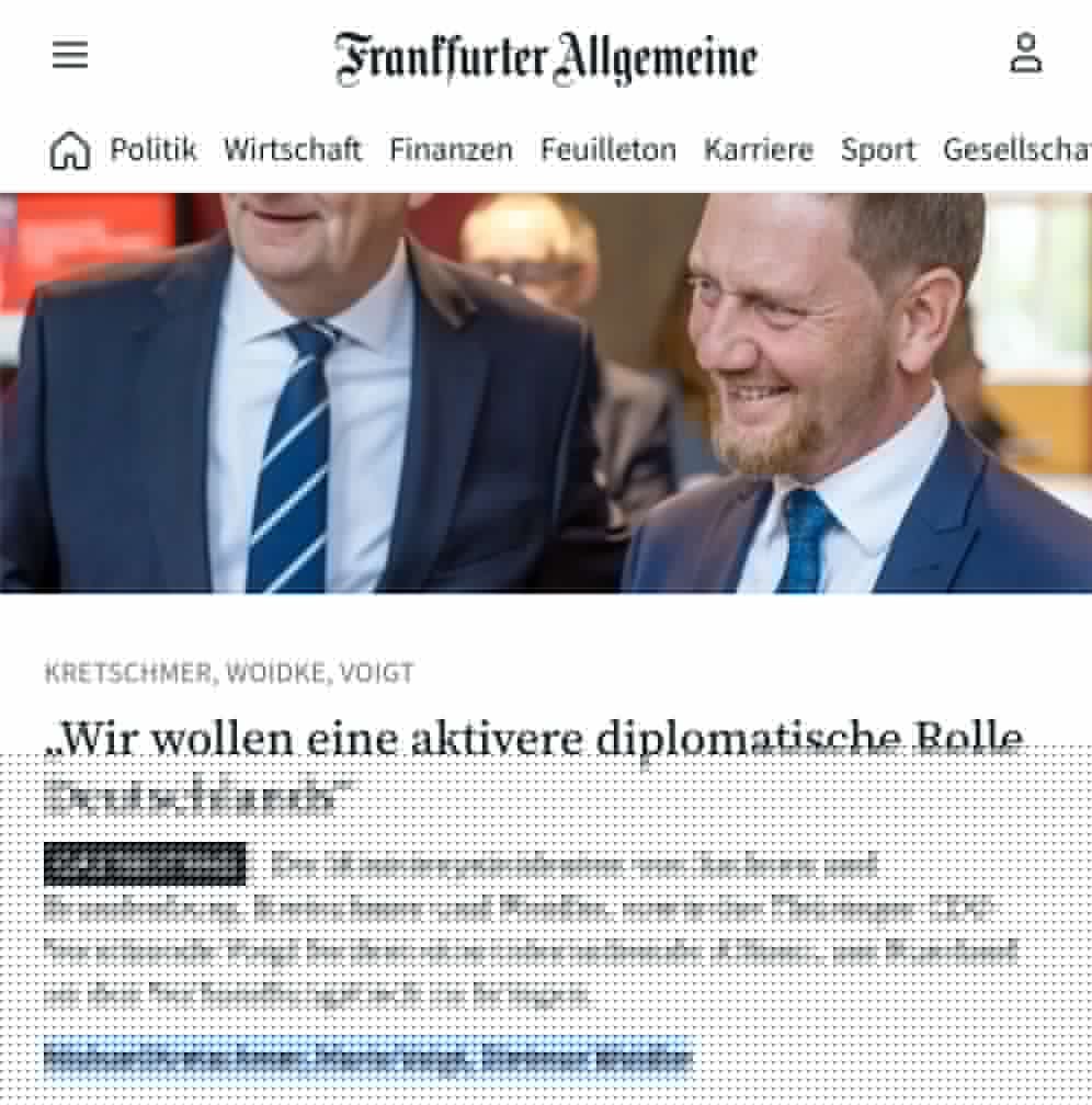 "FAZ": Verlautbarungsorgan des Korruptionsregimes