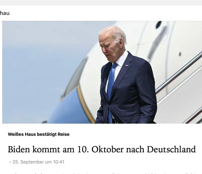 Wozu verschiffen die Deep-State-Strippenzieher die Mumie nochmal in die Kolonie Deutschland?