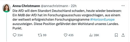 Ihr "Forschungsprogamm" ist wie der Rest der "EU": ein mafiöser Betrug