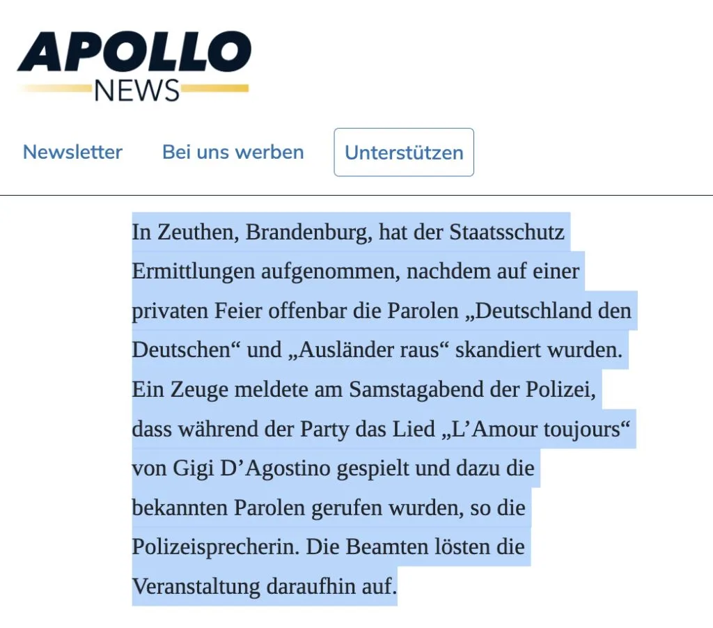 Deutschland Polizei pfeift aufs Grundgesetz und löst private Feiern willkürlich auf