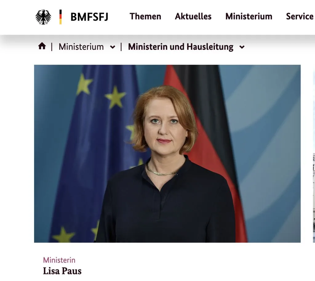 Lisa Paus: politische Kinderschänderin