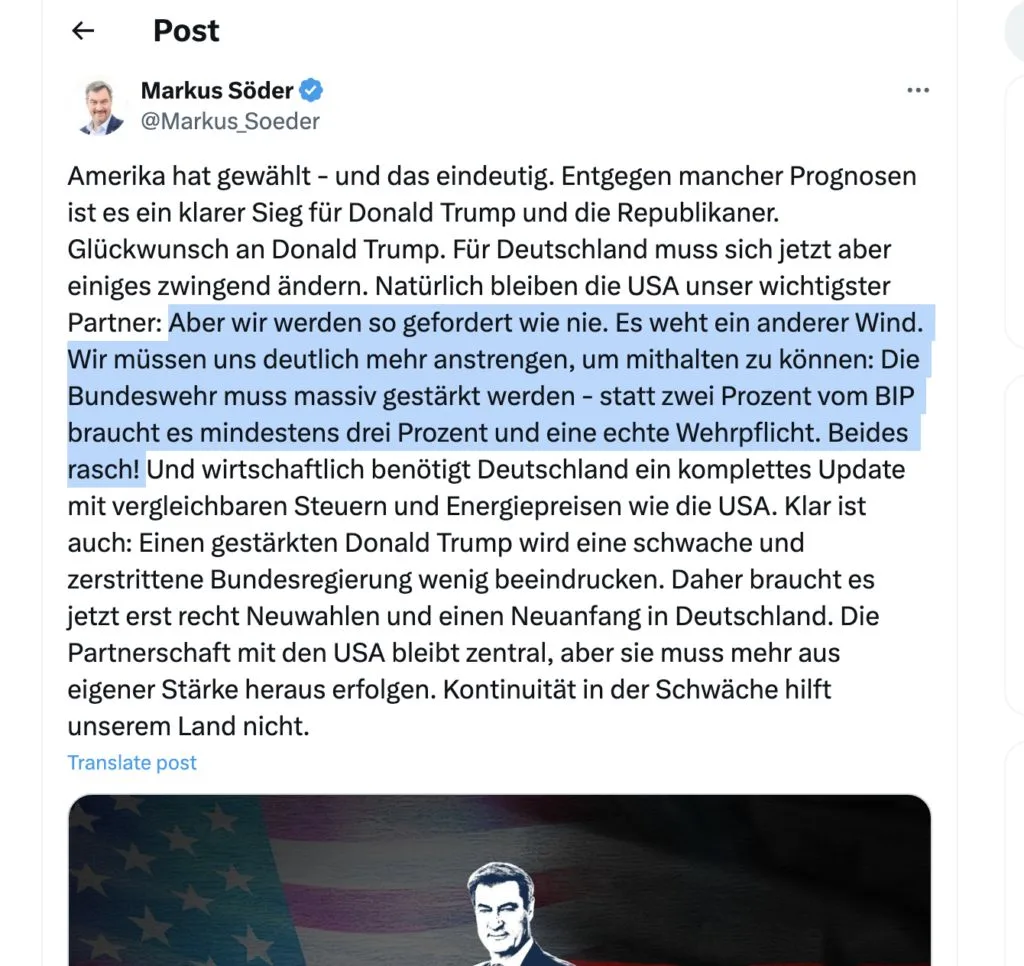 Genauso wie Flack-Zimmermann: Horrorclown Södolf will Krieg – auch ohne die USA