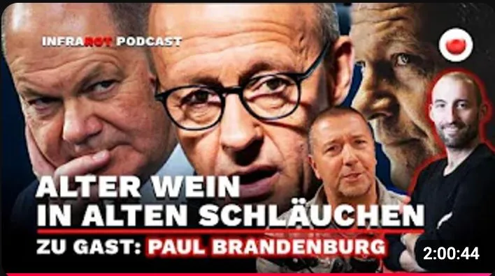Video-Tipp + "InfraRot"-Podcast: Alter Wein in alten Schläuchen. Zu Gast: Paul Brandenburg