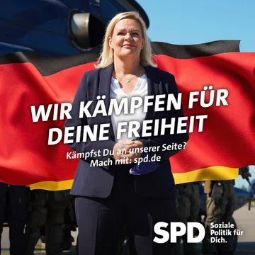 Verfassungshasserin @NancyFaeser verhöhnt die Insassen Deutschlands
