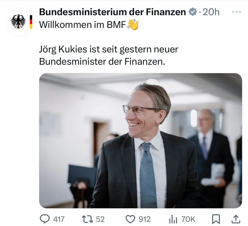Newest acquisition by @Blackrock: Germany's Ministry of Finance