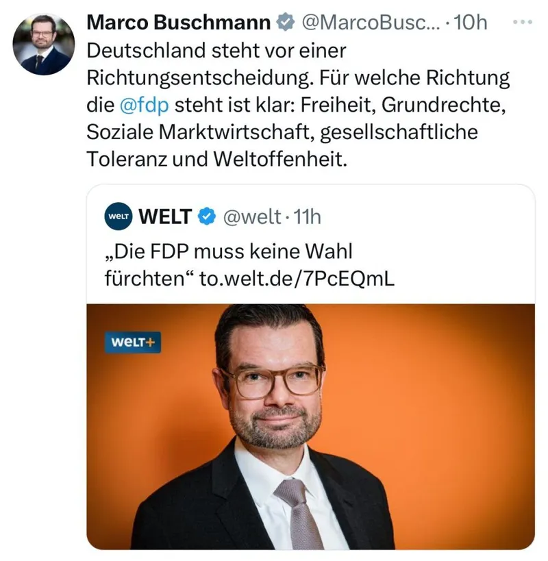 Die Messeinheit der Realitätsverweigerung muss  Buschmann heissen