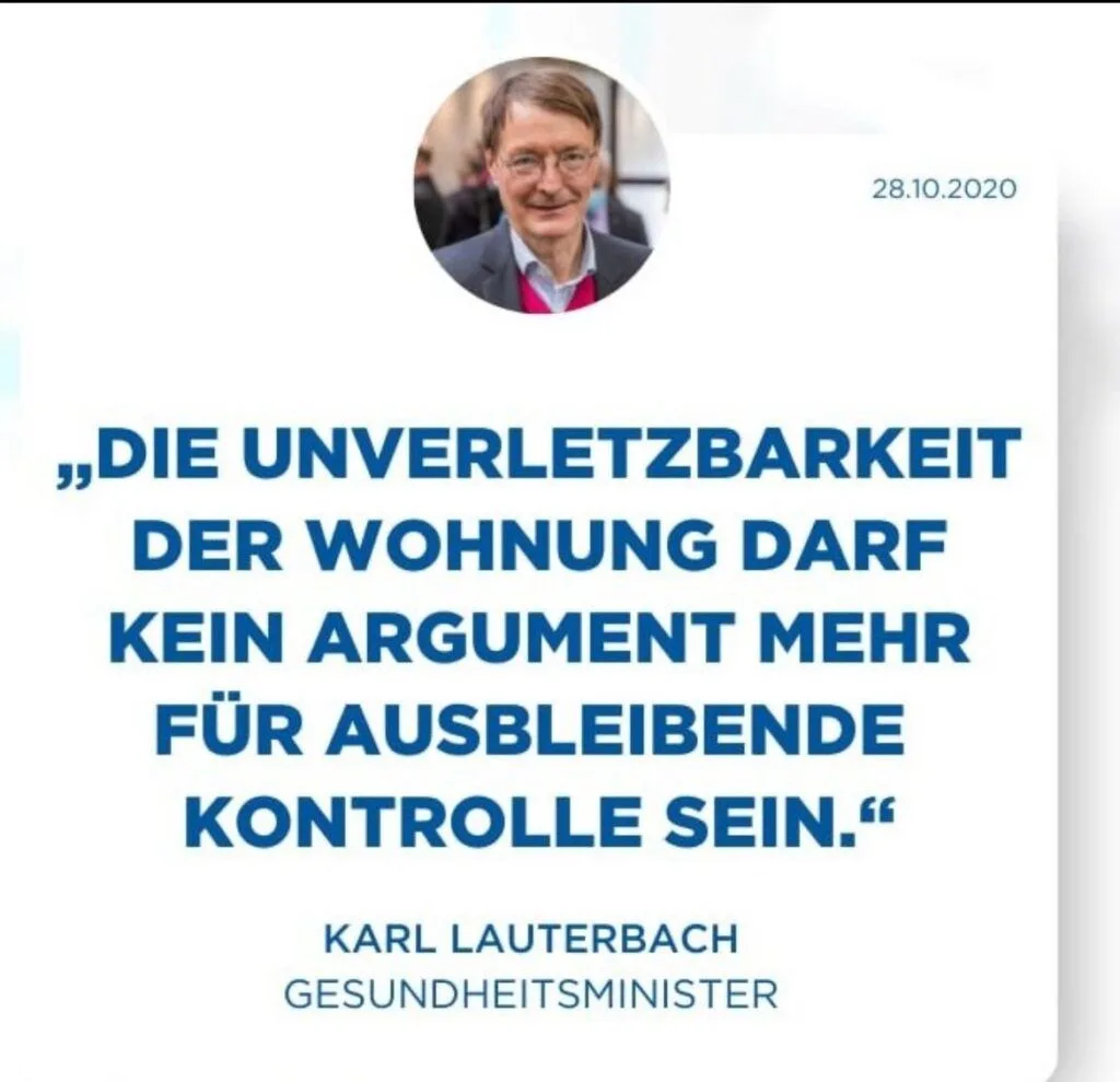 Der Faschist @Karl_Lauterbach darf seiner Strafe nicht entgehen