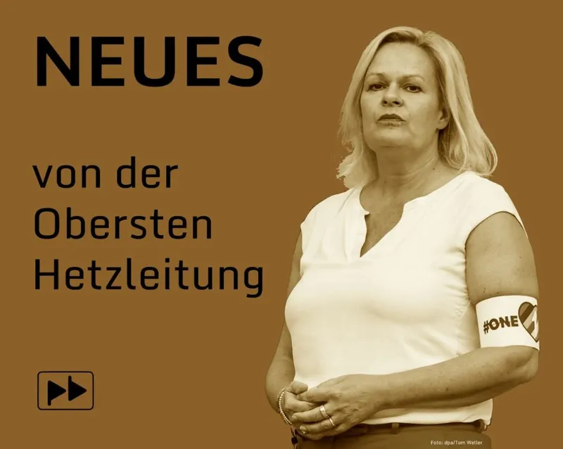 Hurra! Reichsdemokratieführerin schaltet Justiz gleich!