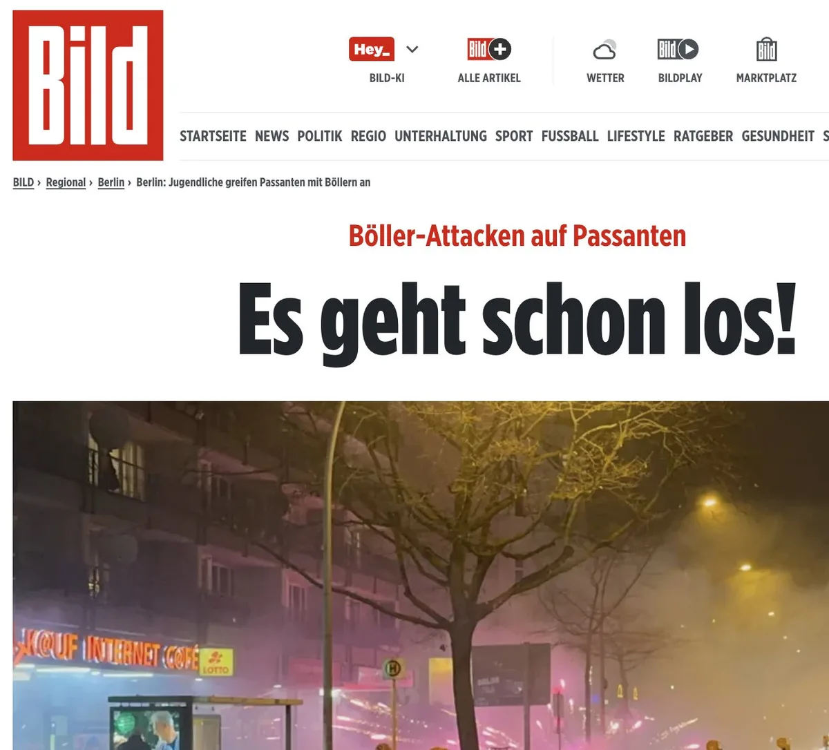 Mohammed wird nie zu Deutschland gehören
