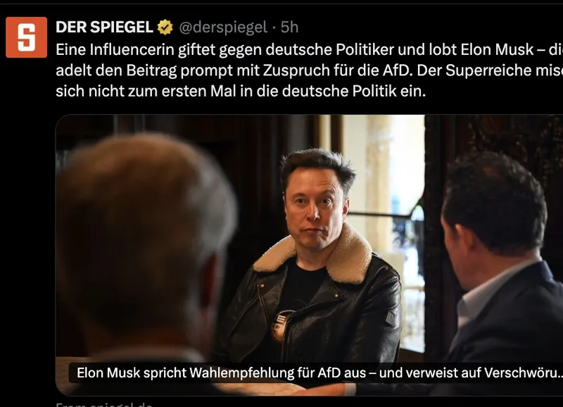 Absurd: Ein superreicher US-Aktivist finanziert deutsches Wahlkampfmagazin und dessen Kritik an Wahlkampfeinmischung durch anderen superreichen US-Aktivisten ?