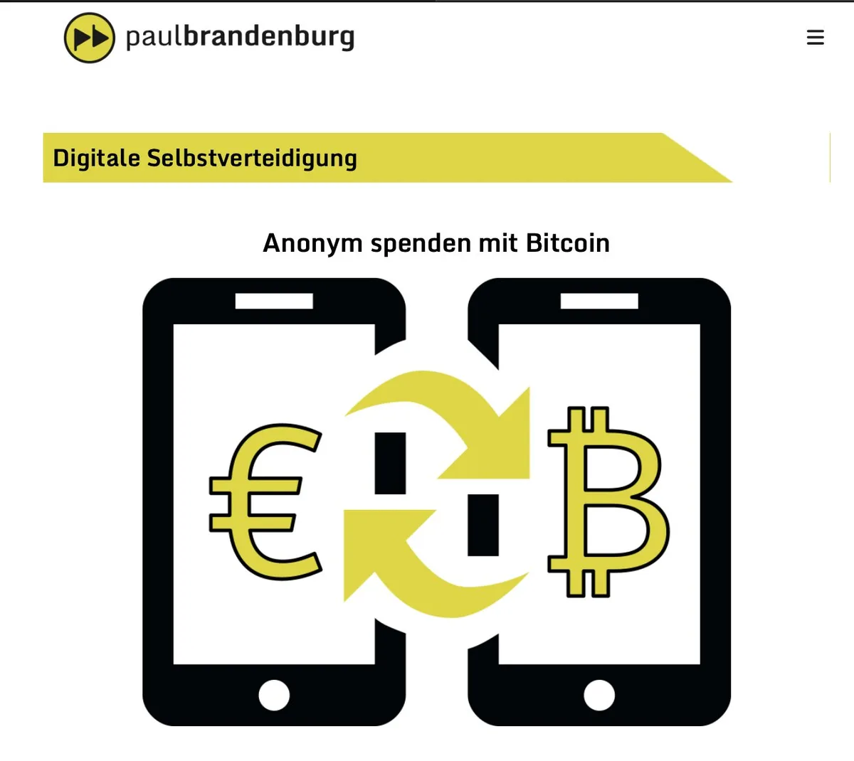 Anleitung für (absolute) Anfänger: Anonym zahlen mit Bitcoin
