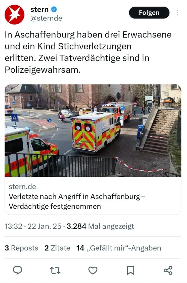Offensichtlich will das Regime immer weitere Morde durch seine "Migranten"