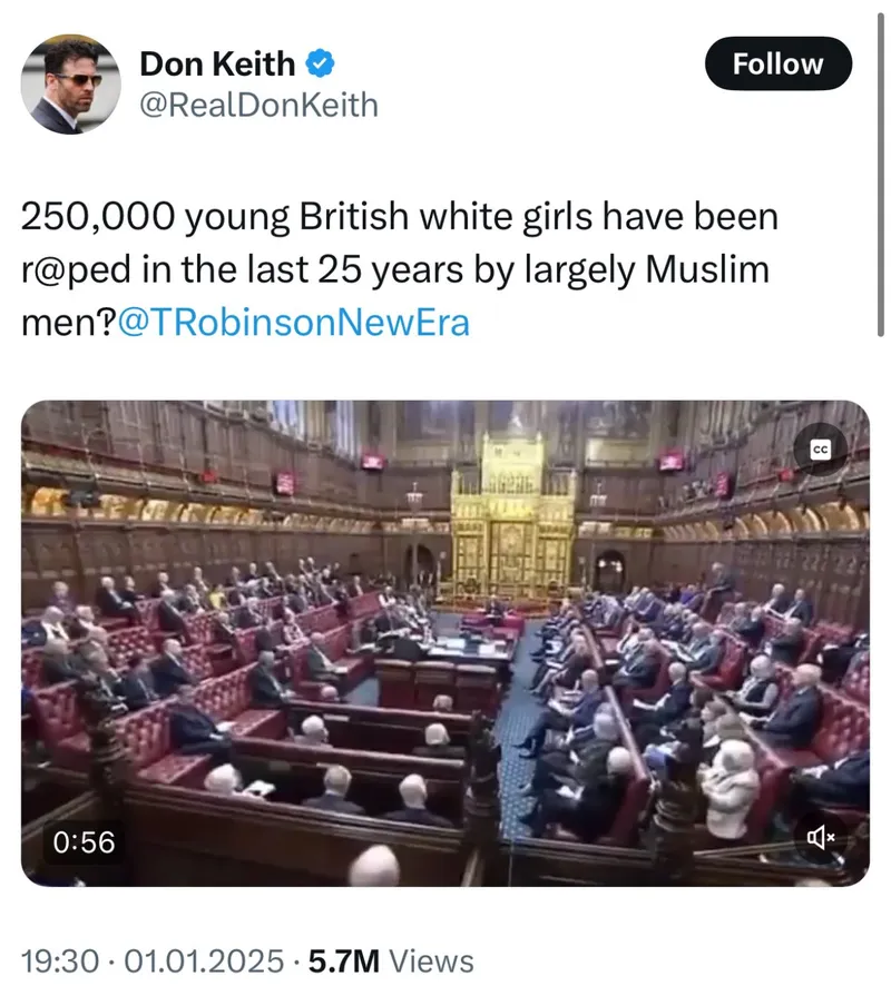 250.000 Vergewaltigungsopfer von Islam-Invasoren in Großbritannien
