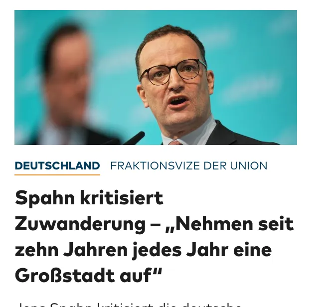Berufsverbrecher @jensspahn heuchelt "Kritik" an  seinen eigenen Taten. Ergebene "Journalisten" seiner Parteienkorruption verbreiten es.
