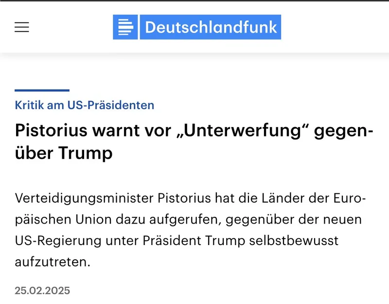 Keine Sorge: Gegenüber Islamisten ist Unterwerfung weiter erwünscht ;)