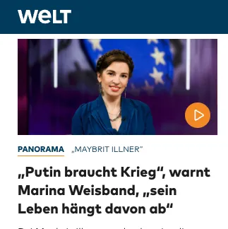 Putin und Selensky kann man schonmal verwechseln. Wenn man woke ist ;)