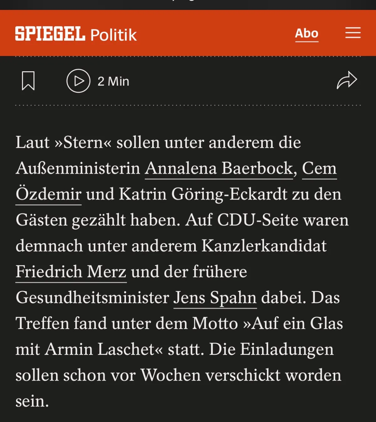 Schwarz-Grün bereits beschlossen?