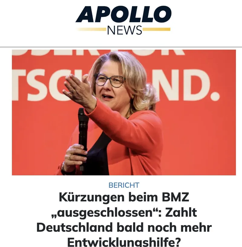 These: Deutsche "Entwicklungshilfe" ist eine Geldwäschemaschine nach Vorlage von "USAID". Was meint Ihr?