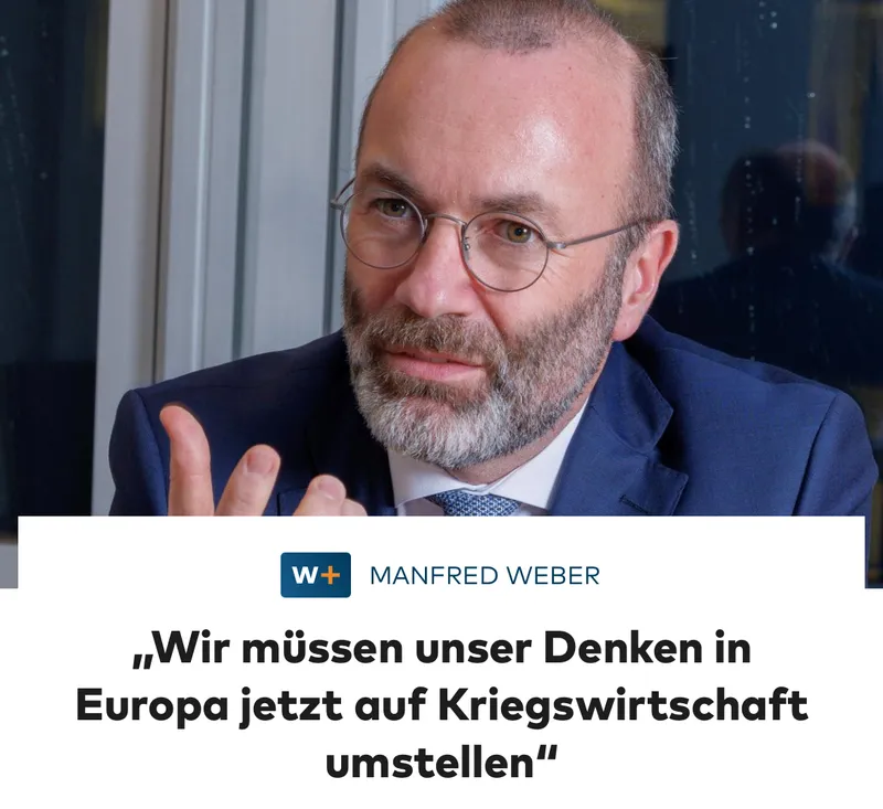 Wir Europäer müssen Verbrecher wie @ManfredWeber mit allen Mitteln stoppen – sonst ermorden sie uns.