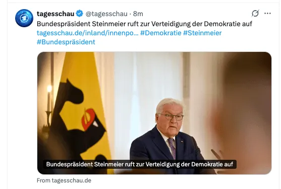 "Unsere Demokratie" ist wie eine "Transfrau": eine Lüge