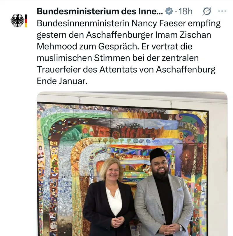 Mörderin @NancyFaeser verhöhnt erneut ihre Opfer
