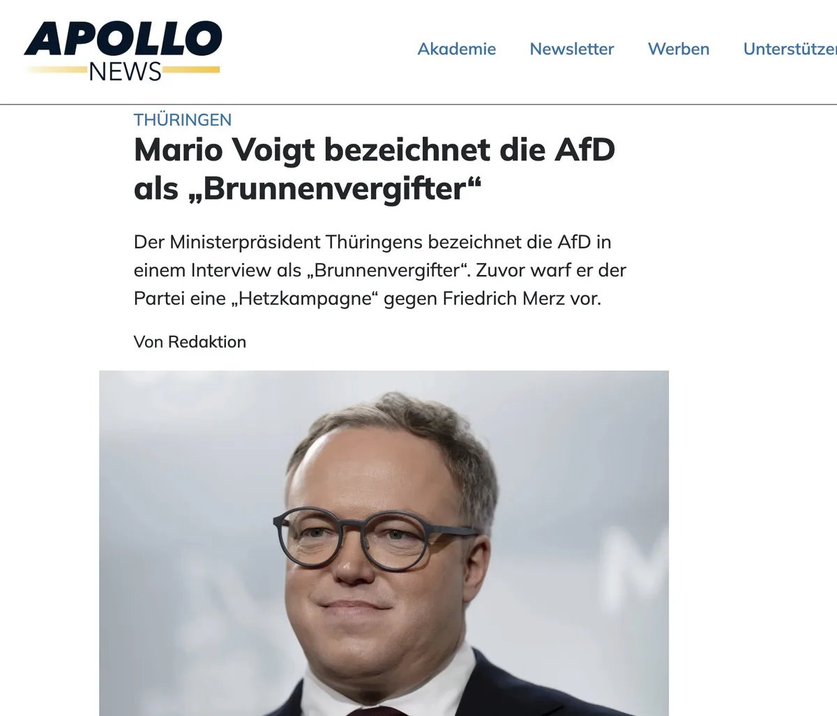 Antisemitische Chiffre vom @CDU Mettbrötchen: @AfD sei "Brunnenvergifter"