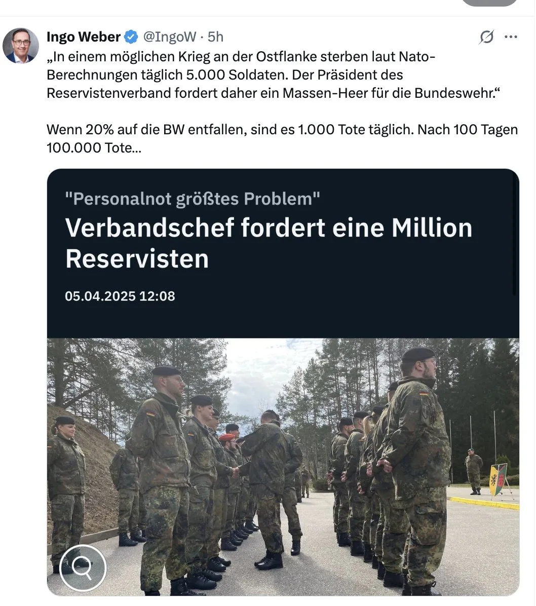 Welch brutaler Kontrast