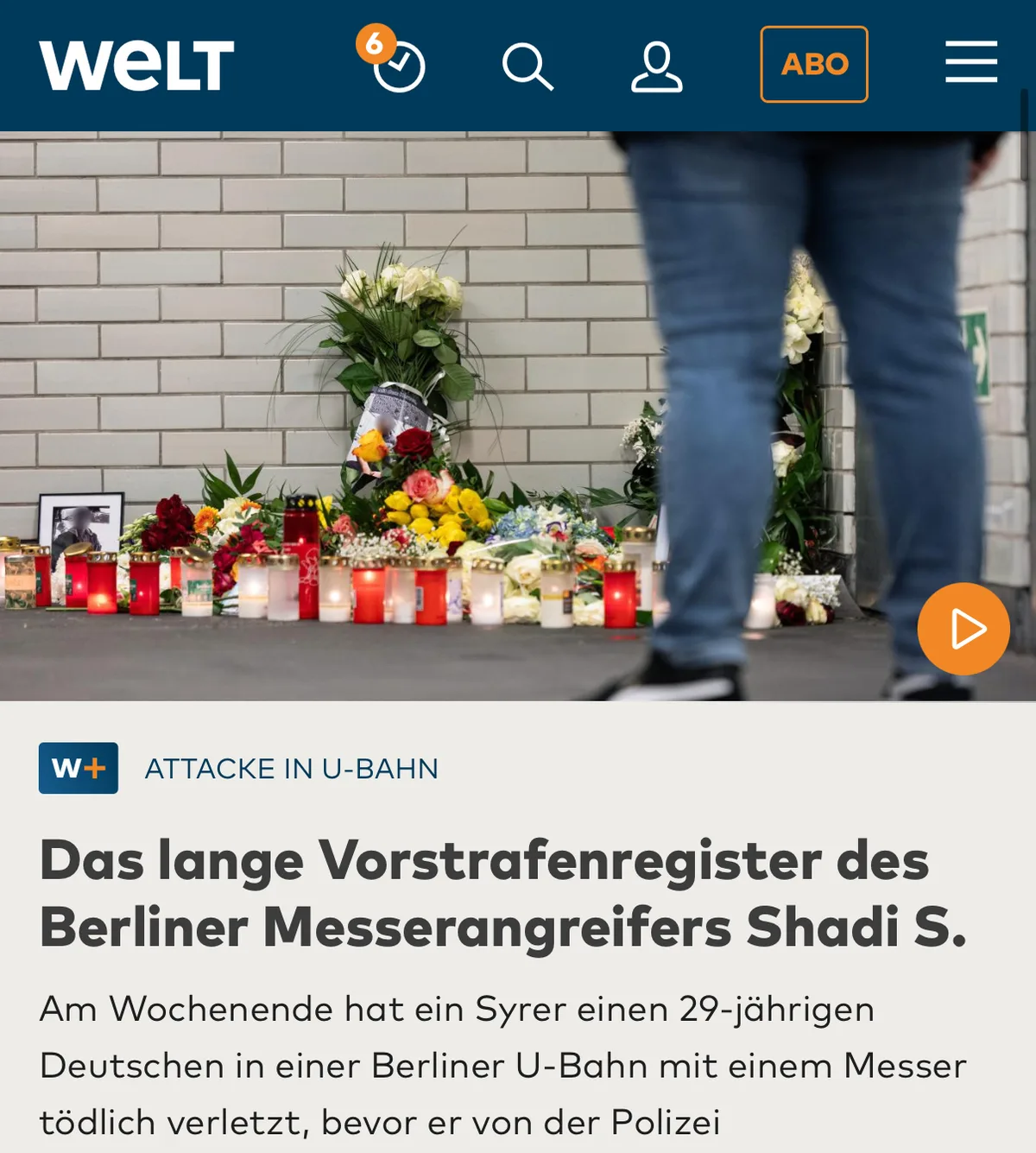 Wäre die Welt einen Hauch gerechter, hätte dieser Mörder-„Migrant“ @NancyFaeser erwischt, anstelle seines unschuldigen Opfers.
