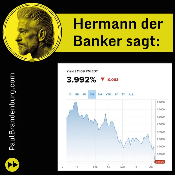 Hermann der Banker sagt: Seine Zölle bringen Trump und seinem Finanzminister Bessent, was sie wollten