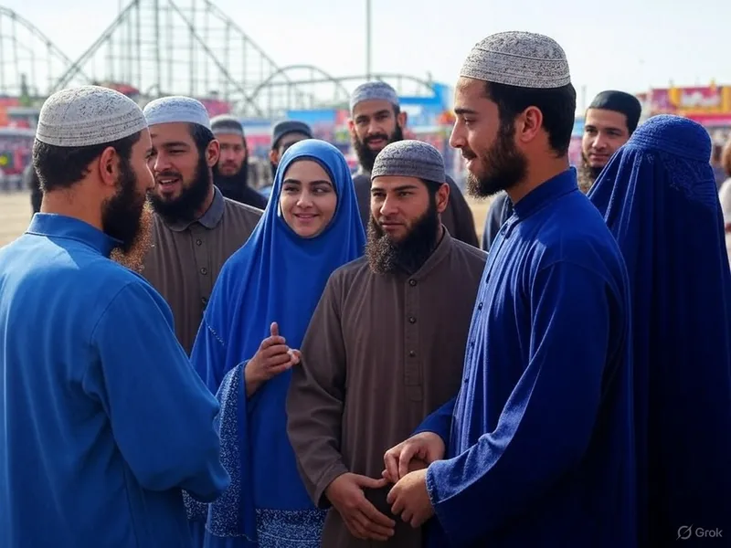 Gestern besuchte ich das "Frühlingsfest" in Berlin. Ratet, welche Art "Sicherheitspersonal" die (ganz überwiegend) muselmanischen Besucher und ihre Landsfrauen am Eingang mittels Metalldetektor und Taschendurchsuchung "überprüfte"?
