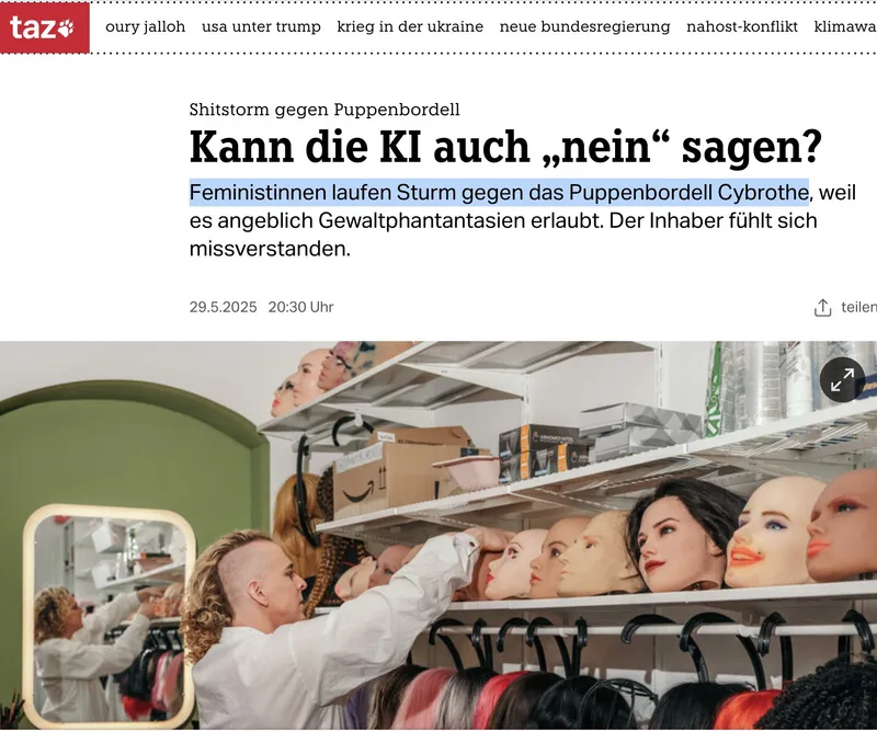Obwohl ich kein Christ bin: Wenn ich solche "Nachrichten" lese, halte ich eine große Flut für die beste Lösung :)