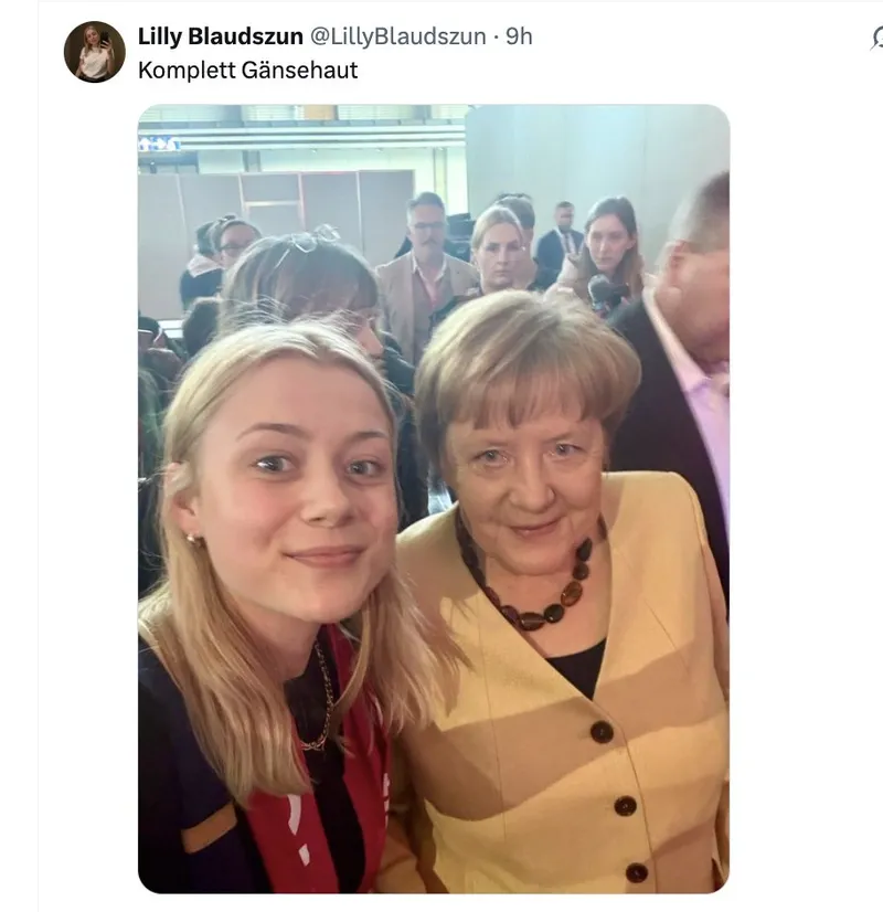 Kirchentag 2025: SPD-Propagandamädchen betet Angela Merkel an. CDU-Wähler sind wirklich die dümmste Lebensform Deutschlands :)